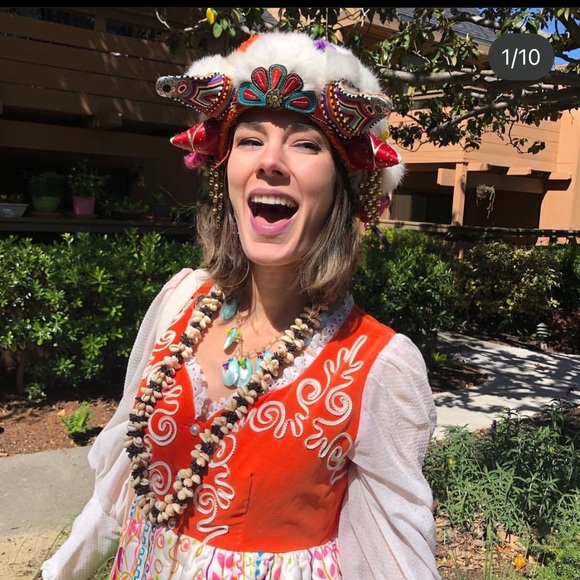 Last chance Vintage Statement JANE Martin Vintage Maxi Quilted Dress - Picture 6 of 17